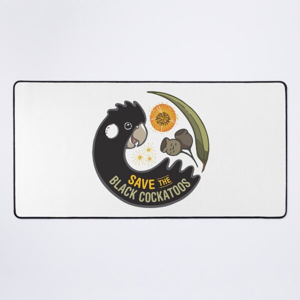 Item preview, Save the Black Cockatoos (light bgnd) designed and sold by RedCloudDesign.