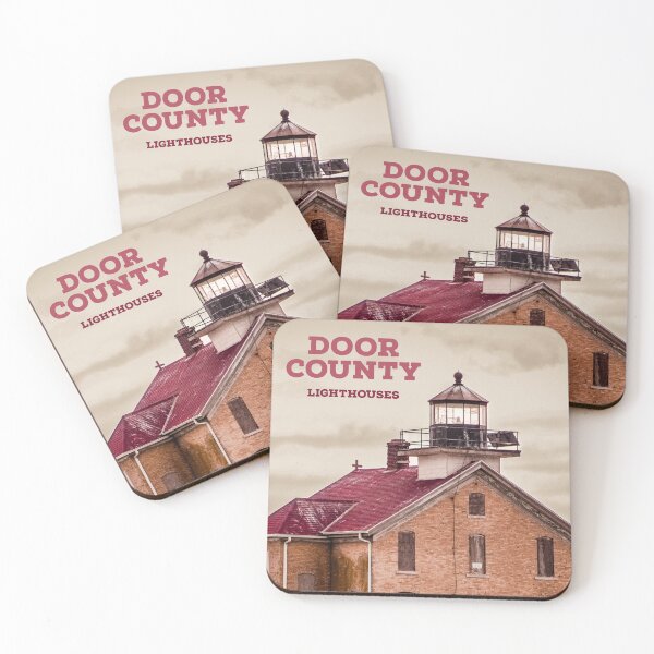 Item preview, Door County Pilot Island Light designed and sold by RedRazzleArt.