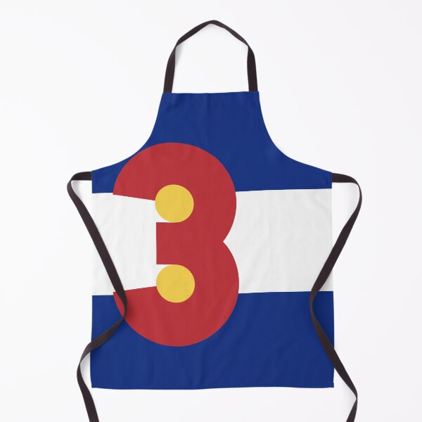Item preview, Colorado Flag - Number 3 (Three) designed and sold by FlagFontCO.