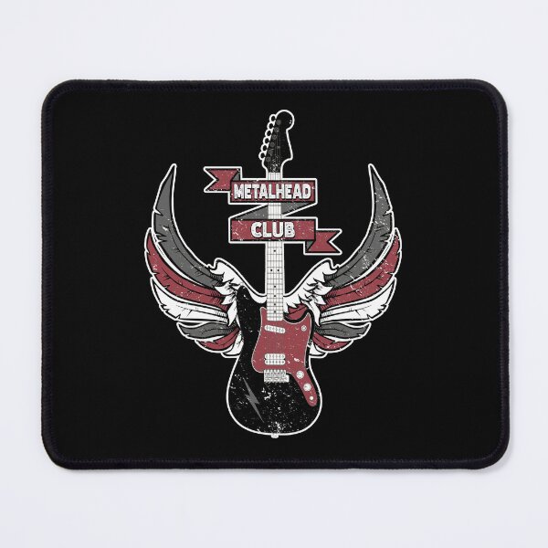 Item preview, Metalhead Club Heavy Metal Fan Gift Guitar and Wings designed and sold by Say It With Ink.