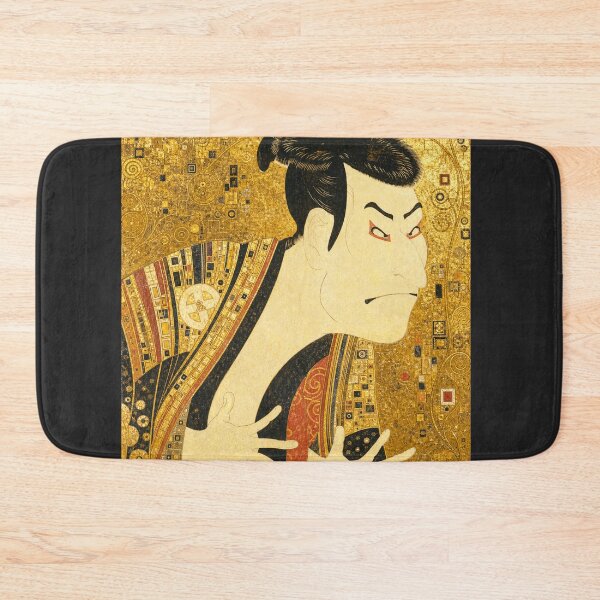 Item preview, Golden Ukiyo-e Kabuki Actor Art 写楽オマージュ designed and sold by hepcat-plus.