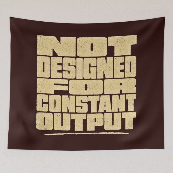 Item preview, Not Designed For Constant Output Anti Burnout Streetwear Tee designed and sold by PhylonBoxx.