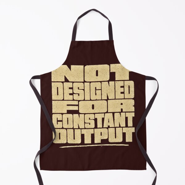 Item preview, Not Designed For Constant Output Anti Burnout Streetwear Tee designed and sold by PhylonBoxx.