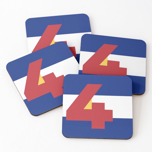 Item preview, Colorado Flag - Number 4 (Four) designed and sold by FlagFontCO.