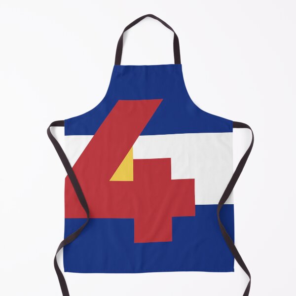 Item preview, Colorado Flag - Number 4 (Four) designed and sold by FlagFontCO.