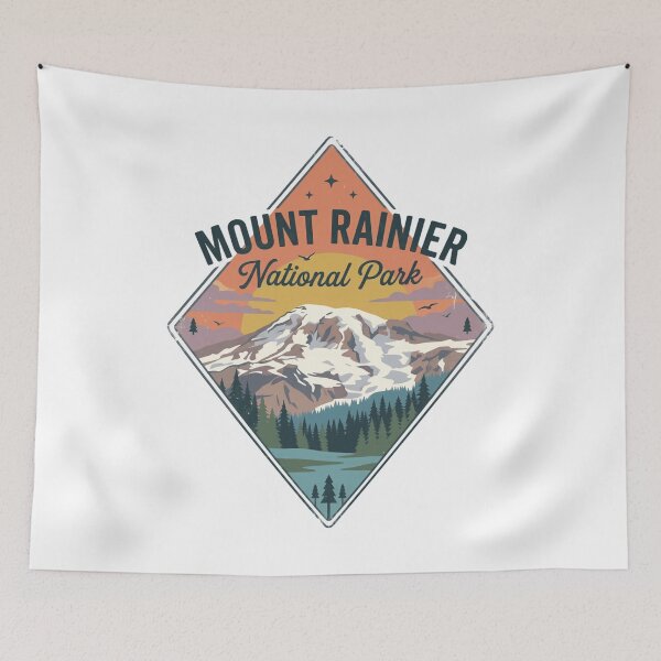 Item preview, Mount Rainier National Park Washington Mountain Traveler Hiker designed and sold by Simsimah26Parks.