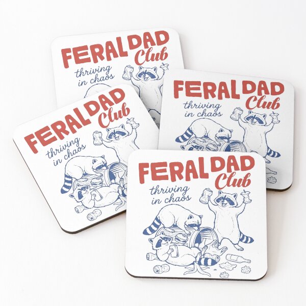 Item preview, Feral Dad Club Chaos designed and sold by wesdesignshop.