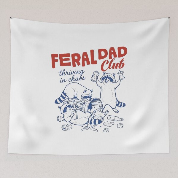 Item preview, Feral Dad Club Chaos designed and sold by wesdesignshop.