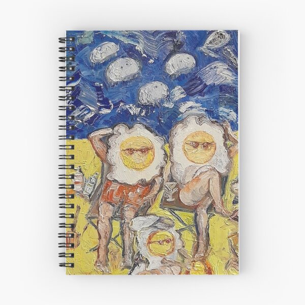 Item preview, Fried Eggs and Bacon - Scorching Sun designed and sold by Liz HL Art Shop.