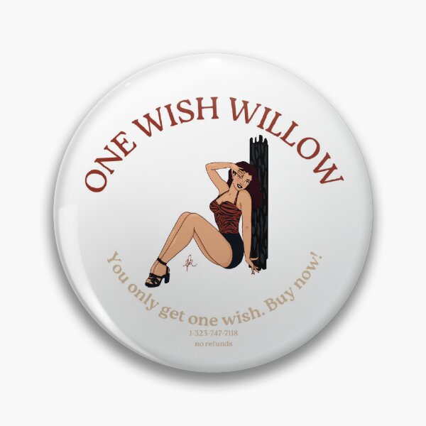 Item preview, One Wish Willow Vintage Ad Round designed and sold by hiitsabbee.