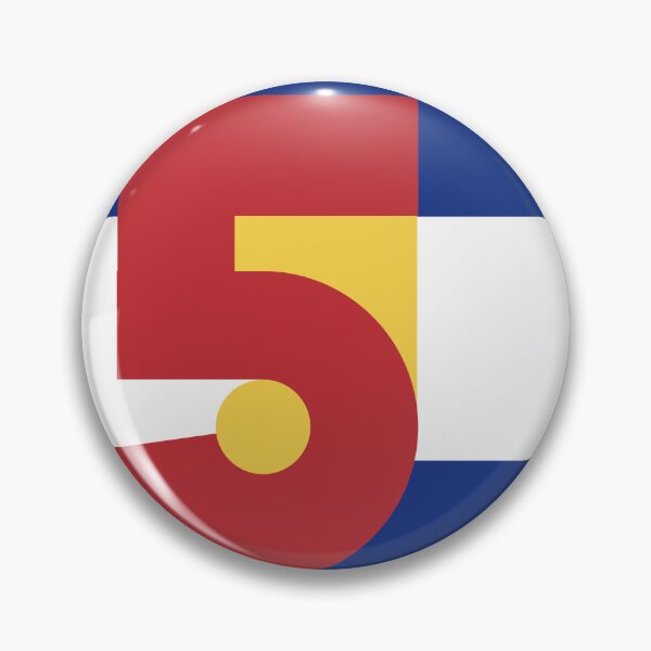 Item preview, Colorado Flag - Number 5 (Five) designed and sold by FlagFontCO.