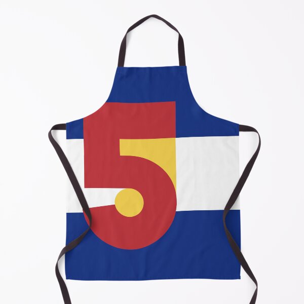 Item preview, Colorado Flag - Number 5 (Five) designed and sold by FlagFontCO.