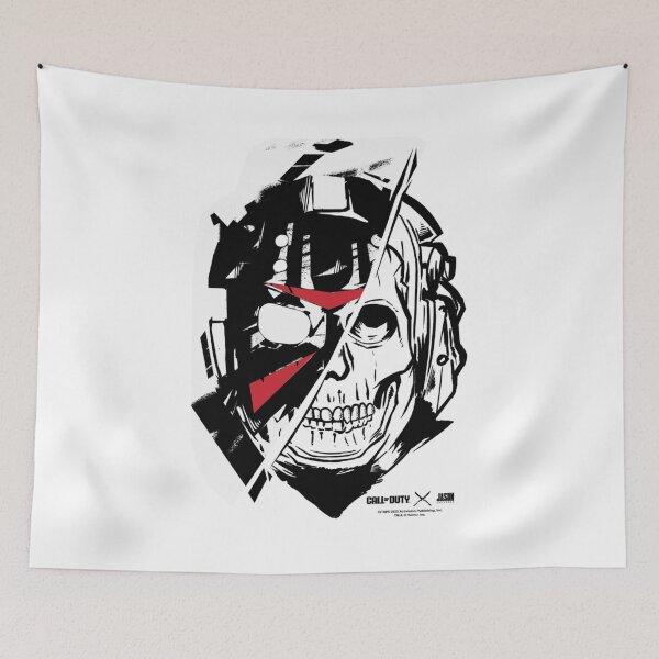 Item preview, Mens Jason Universe x Call of Duty Crossover Military Helmet Performance T-Shirt designed and sold by AraceLidway.
