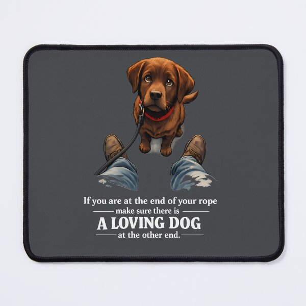 Item preview, A Loving Dog (White Text Version) designed and sold by 2BrokeYoopers.