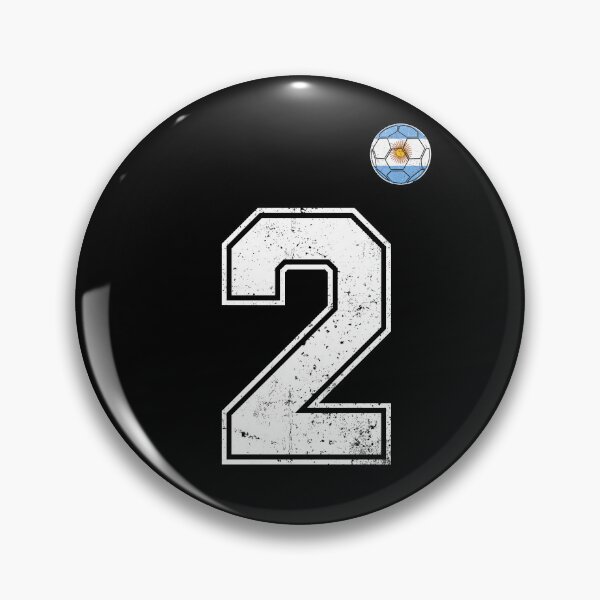 Item preview, Number 2 Argentina Flag Football Fan designed and sold by RoyesButler.