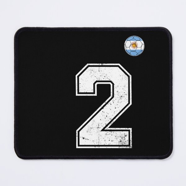 Item preview, Number 2 Argentina Flag Football Fan designed and sold by RoyesButler.