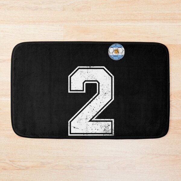 Item preview, Number 2 Argentina Flag Football Fan designed and sold by RoyesButler.