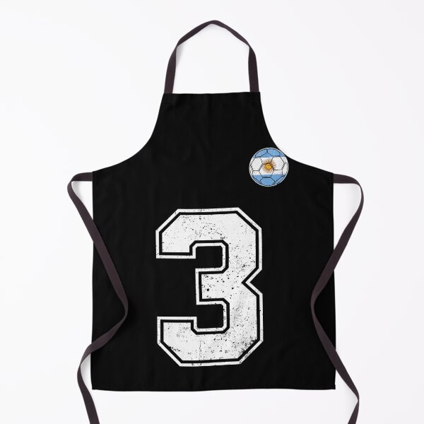 Item preview, Number 3 Argentina Flag Football Fan designed and sold by RoyesButler.