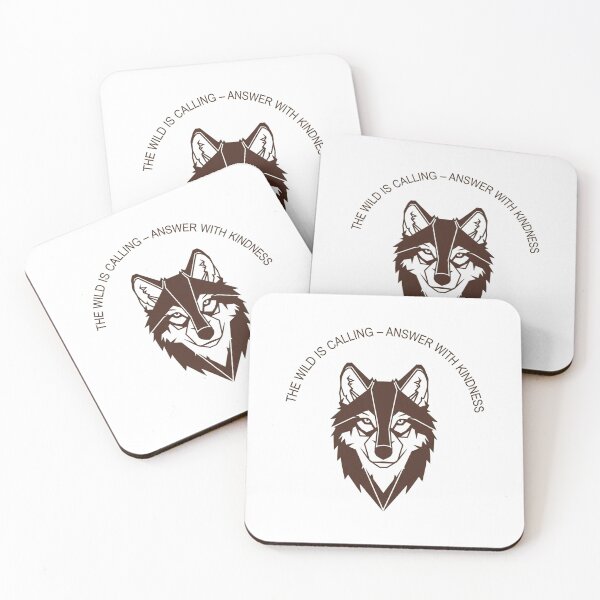 Item preview, The Wild is Calling – Answer with Kindness | Wild Wolf Call designed and sold by PGRprint.