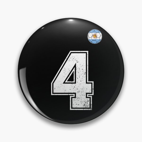 Item preview, Number 4 Argentina Flag Football Fan designed and sold by RoyesButler.