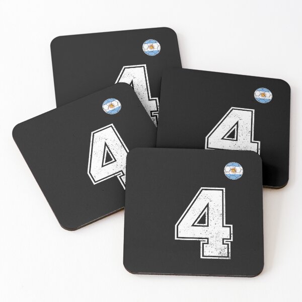Item preview, Number 4 Argentina Flag Football Fan designed and sold by RoyesButler.