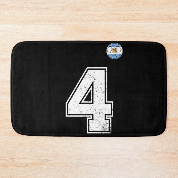 Item preview, Number 4 Argentina Flag Football Fan designed and sold by RoyesButler.