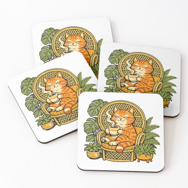 Item preview, Retro Coffee Cat Cottagecore designed and sold by slikar.