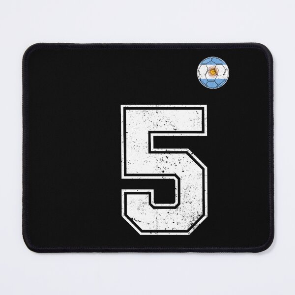 Item preview, Number 5 Argentina Flag Football Fan designed and sold by RoyesButler.