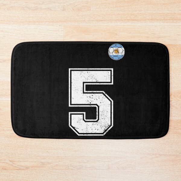 Item preview, Number 5 Argentina Flag Football Fan designed and sold by RoyesButler.