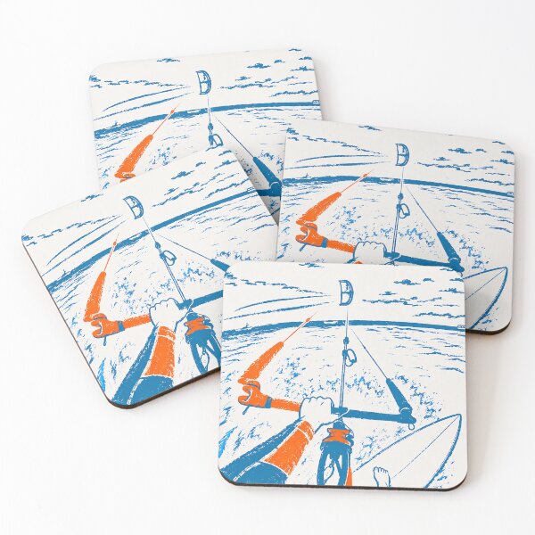 Item preview, Kitesurfing – Wind Sport Lifestyle Illustration designed and sold by Islabonita..
