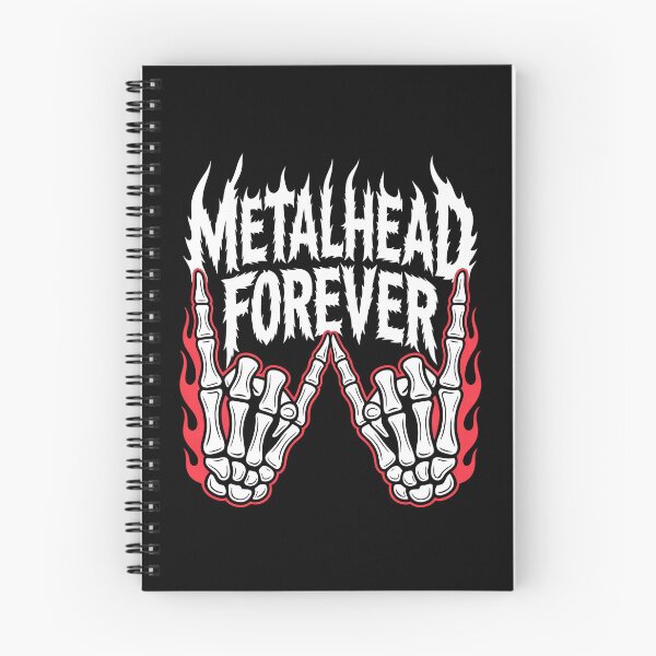 Item preview, Metalhead Forever Heavy Metal Fan Gift Skeleton Hands and Flames designed and sold by Say It With Ink.