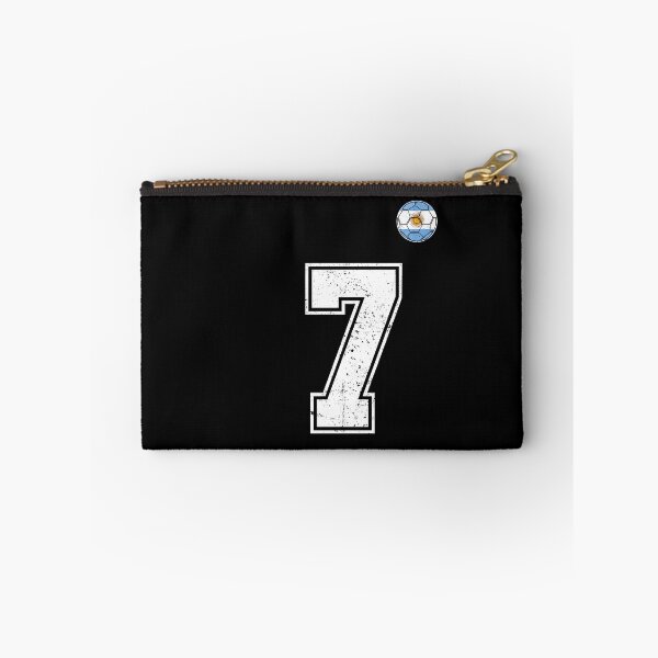Item preview, Number 7 Argentina Flag Football Fan designed and sold by RoyesButler.