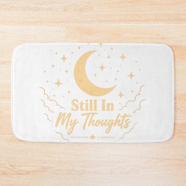 Item preview, Still In My Thoughts Moon Aesthetic Minimal Design designed and sold by Lovestickerco.