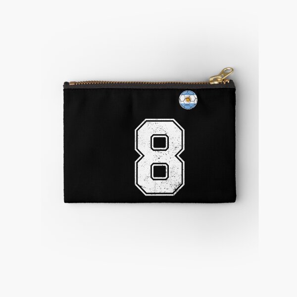 Item preview, Number 8 Argentina Flag Football Fan designed and sold by RoyesButler.