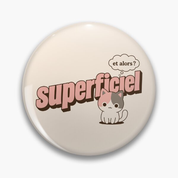 Item preview, Superficiel Cute French Cat Aesthetic designed and sold by AbsoluteMotif.