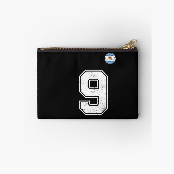 Item preview, Number 9 Argentina Flag Football Fan designed and sold by RoyesButler.