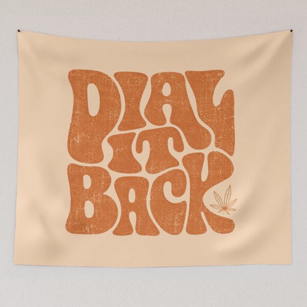 Item preview, Dial It Back Retro 70s Slow Living Statement Tee designed and sold by PhylonBoxx.