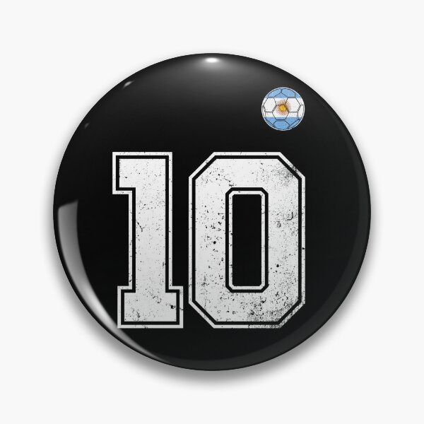 Item preview, Number 10 Argentina Flag Football Fan designed and sold by RoyesButler.