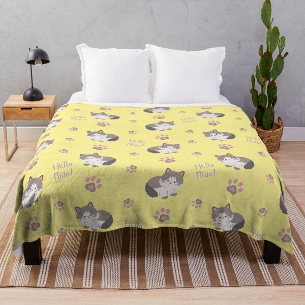 Item preview, Kawaii Cat Pastel Seamless Pattern Design designed and sold by NadDot.