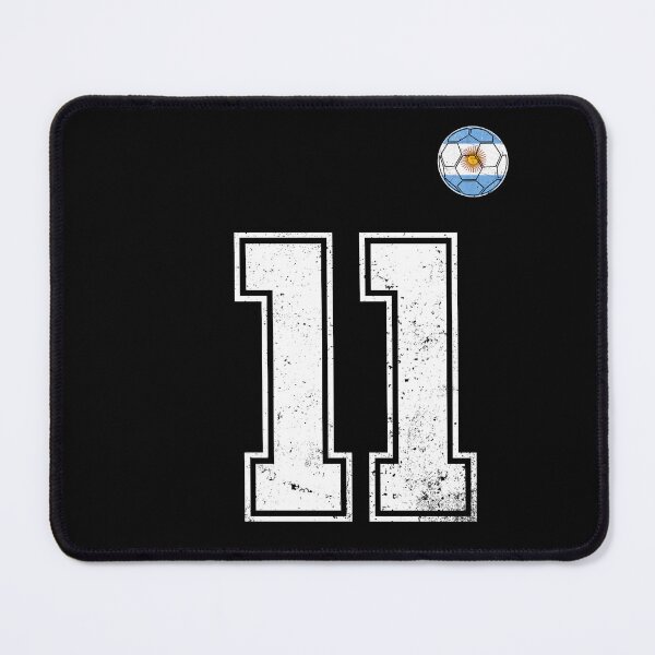 Item preview, Number 11 Argentina Flag Football Fan designed and sold by RoyesButler.