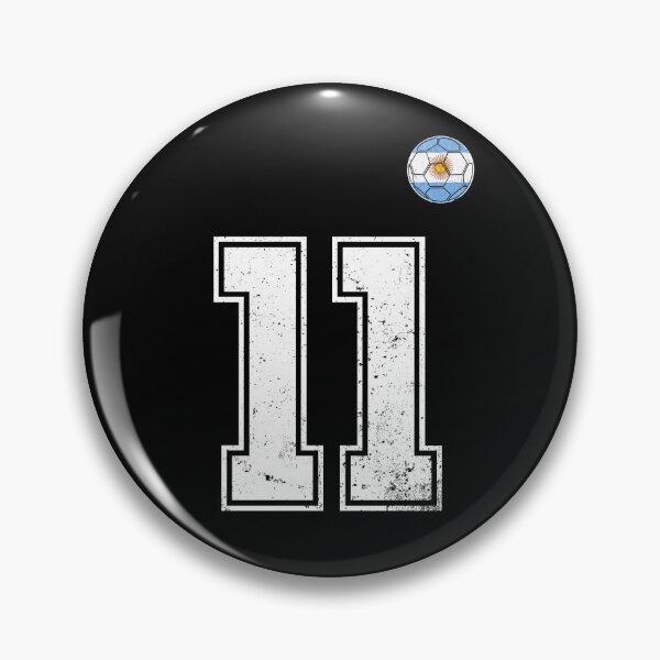 Item preview, Number 11 Argentina Flag Football Fan designed and sold by RoyesButler.