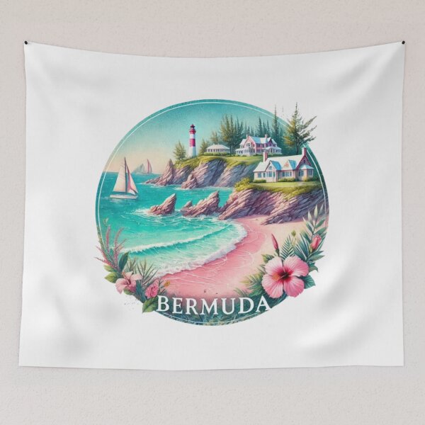 Item preview, Bermuda Pink Sand Beach designed and sold by SalterDesigns.