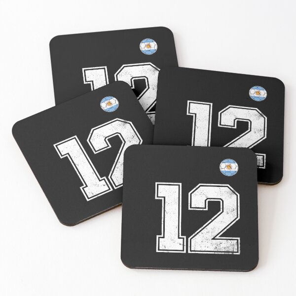 Item preview, Number 12 Argentina Flag Football Fan designed and sold by RoyesButler.
