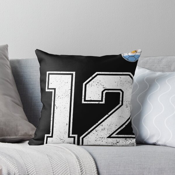 Item preview, Number 12 Argentina Flag Football Fan designed and sold by RoyesButler.