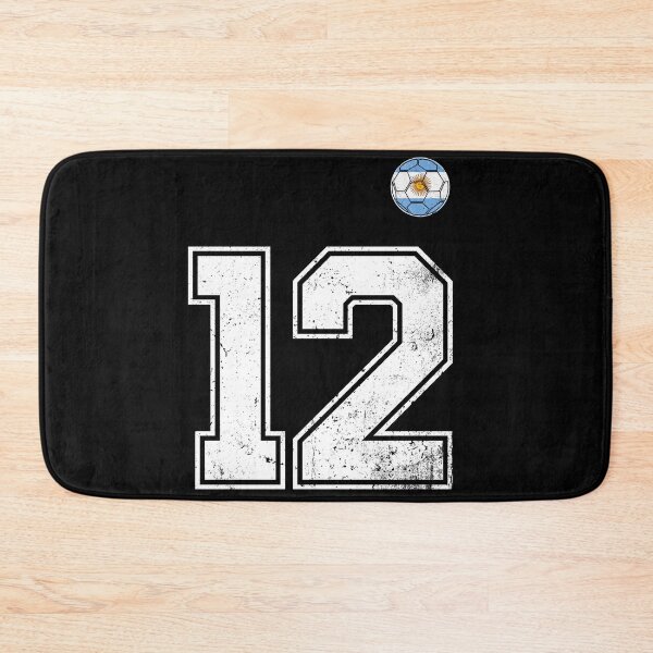 Item preview, Number 12 Argentina Flag Football Fan designed and sold by RoyesButler.