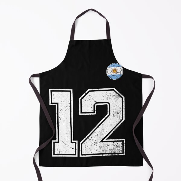 Item preview, Number 12 Argentina Flag Football Fan designed and sold by RoyesButler.