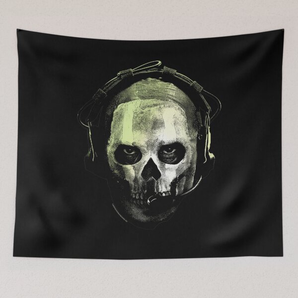 Item preview, Video Game T-Shirt Ghost Skull Portrait  designed and sold by AraceLidway.