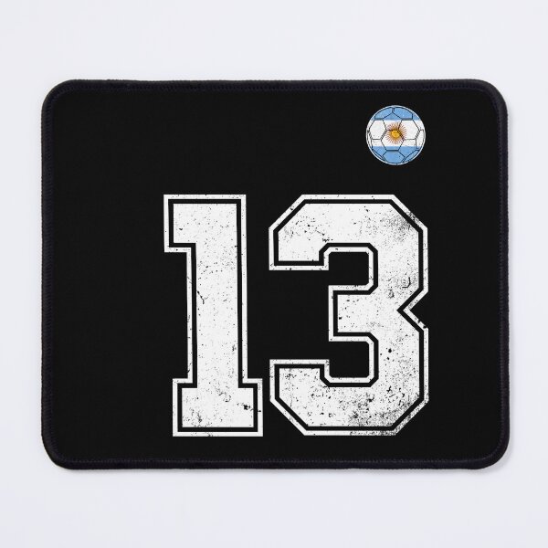 Item preview, Number 13 Argentina Flag Football Fan designed and sold by RoyesButler.