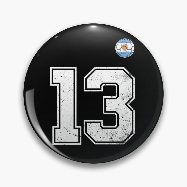 Item preview, Number 13 Argentina Flag Football Fan designed and sold by RoyesButler.