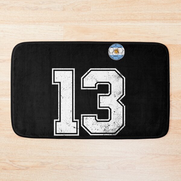 Item preview, Number 13 Argentina Flag Football Fan designed and sold by RoyesButler.